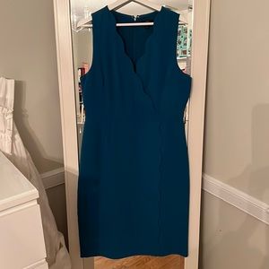 J CREW DRESS Teal colored